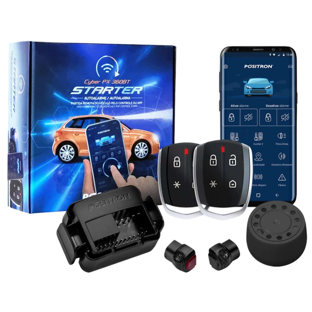 013169000 ALARMA PST AUTO FULL CYBER PX 360 BT - Imagen 1