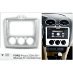 FRENTE ADAPTADOR 2DIN 9" FORD FOCUS II 2007/11 (A/C MANUAL) - Imagen 2