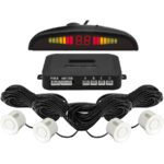 KIT 4 SENSORES DE ESTACIONAMIENTO GUARDTEX BLANCO