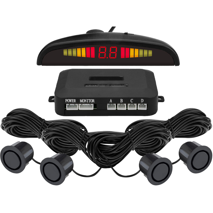 1345 KIT 4 SENSORES DE ESTACIONAMIENTO GUARDTEX P/ PARAGOLPE MET - Imagen 1