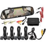 KIT 4 SENSORES DE EST. GUARDTEX + ESPEJO CON DISPLAY +CAMARA