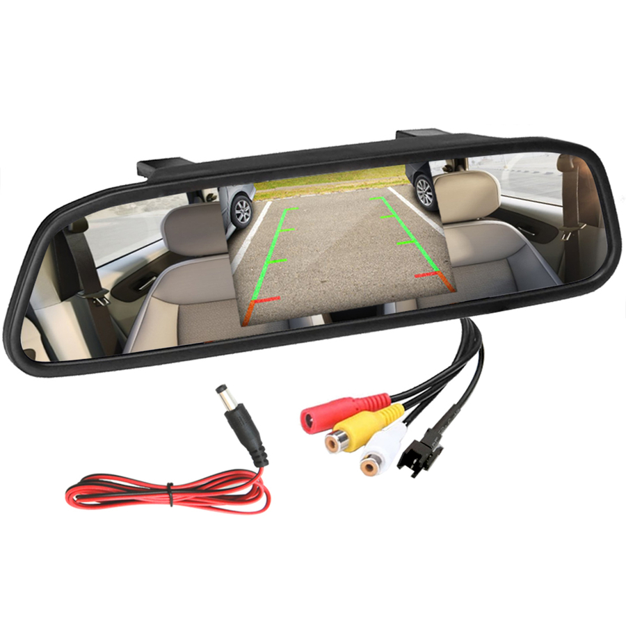 1347 ESPEJO RETROVISOR CON DISPLAY 4.3" GUARDTEX - Imagen 1