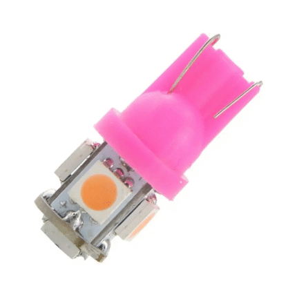 LAMPARA POSICION OPTICA 5 LEDS X 1 ROSA