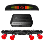 KIT 4 SENSORES DE ESTACIONAMIENTO GUARDTEX ROJO