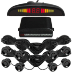 KIT 8 SENSORES DE ESTACIONAMIENTO GUARDTEX NEGRO