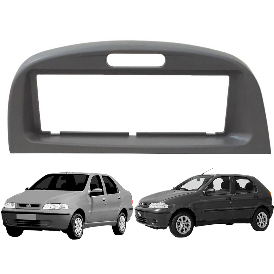 546 FRENTE ADAPTADOR 1DIN PALIO NUEVO GRIS - Imagen 1