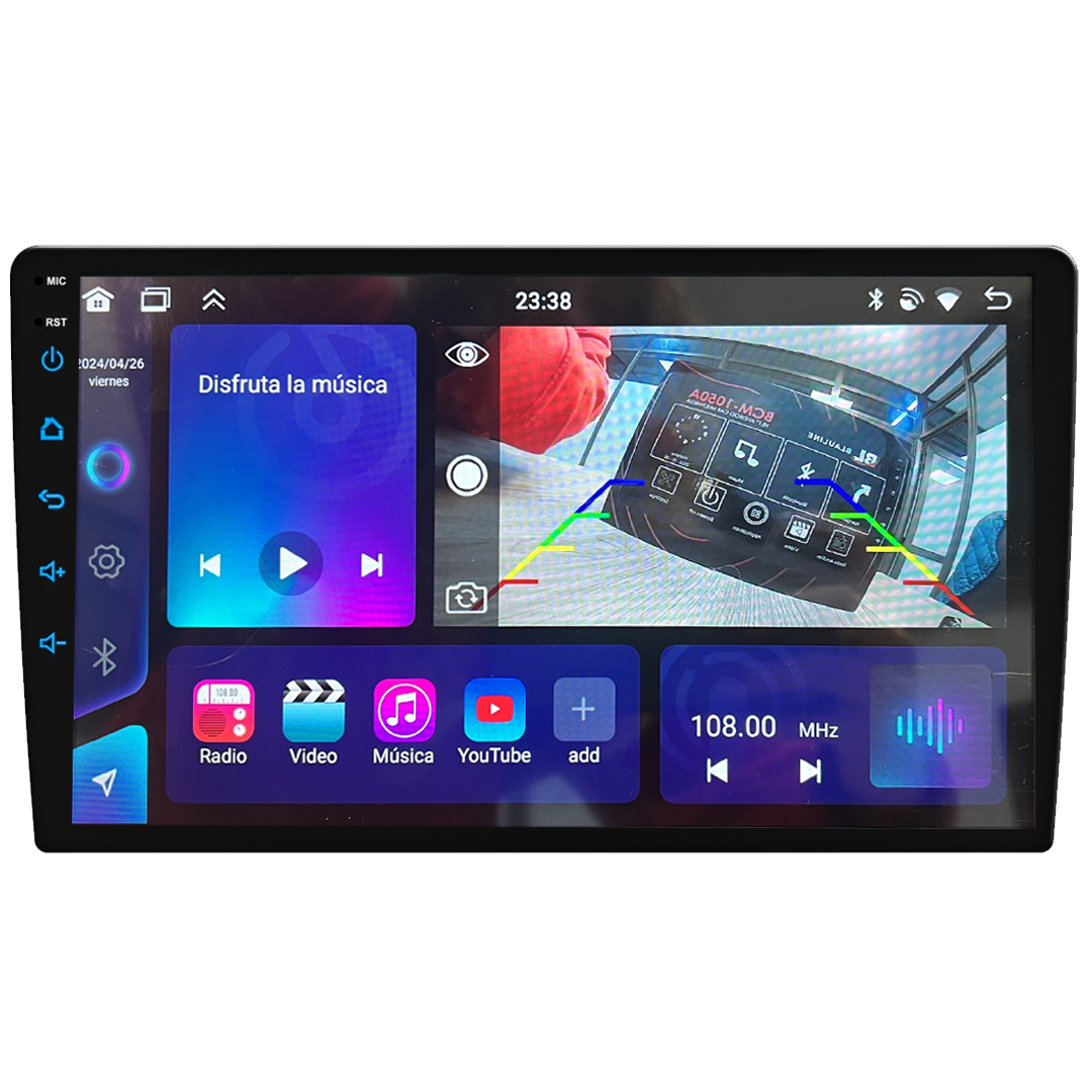 63f6108c05ddc7d0e1de31ecac61e9f8 ESTEREO BLAULINE 2D BCM1050A PLUS 10.1" 8 NUCLEOS + 4GB+64GB - Imagen 1