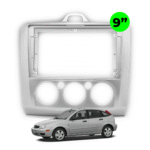 FRENTE ADAPTADOR 2DIN 9" FORD FOCUS II 2007/11 (A/C MANUAL)