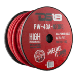 CABLE DE ALIMENTACION ROJO 4GA DS18 X METRO