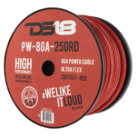 CABLE DE ALIMENTACION ROJO 8GA DS18 X METRO