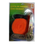 CINTA DE AMARRE CON CRIQUE 2" X  6MTS