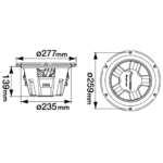WOOFER PIONEER 10" DOBLE BOBINA TS-W261D4 - Imagen 2