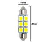 LAMPARA TUBULAR 6 LEDS - Imagen 2