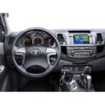FRENTE ADAPTADOR 2DIN TOYOTA HILUX 2014/2015 - SRV/SR4 NEGRO - Imagen 2
