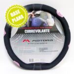 CUBREVOLANTE TUNING M NEGRO CON CORAZONES FEM. BASE PLANA