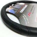 CUBREVOLANTE DOBLE BASE PLANA P/208-2008 NEGRO C/ROJO (35CM) - Imagen 2