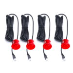 KIT 4 SENSORES DE ESTACIONAMIENTO GUARDTEX ROJO - Imagen 5