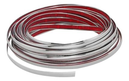 MOLDURA CROMADA 10mm X 6 mts