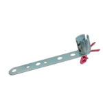 PORTALAMPARAS 2 POLOS CON SOPORTE LARGO
