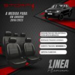 FUNDA AMAROK D/C 2017+ 2 BUT DEL. AP BRAZO Y TRAS. 1/3 2/3