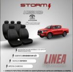 FUNDA HILUX 2016+ BASE D/C 2 BUT AT 1/3 2/3 RESPALTO ENTERO