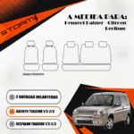 FUNDA PARTNER - BERLINGO 2 BUT ASIENTO Y RESPALDO 1/3 2/3