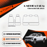 FUNDA S10 D/C 2023 2 BUTACAS, AT 1/3 2/3 Y RTE
