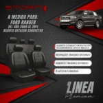 FUNDA RANGER 2005/11 D/C BCA/BCON ASIENTO Y RESPALDO ENTERO