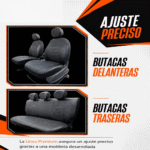 FUNDA TRACKER 2013/19 2 BUT C/AP CAB, ASIENTO Y RESP 1/3 2/3 - Imagen 4