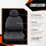 FUNDA TRACKER 2013/19 2 BUT C/AP CAB, ASIENTO Y RESP 1/3 2/3 - Imagen 5