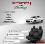FUNDA LUXURY COROLLA 2010/15 2 BUT C/AP B ASIENTO Y RESP ENT