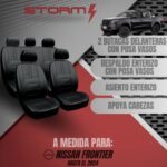 FUNDA FRONTIER D/C 2 BUT C/ AP BRAZO, ASIENTO Y RESP ENTERO