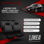 FUNDA LOGAN 2 BUT C/AP CABEZA ASIENTO Y RESPALDO ENTERO