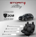 FUNDA LUXURY PEUGEOT 208 2021/24 2 BUT ASIENTO Y RESPA ENT