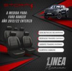 FUNDA RANGER BASE D/C 2012/22 2 BUT ASIENTO T Y RESPALDO ENT