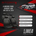 FUNDA  PEUGEOT 208 2021/25 2 BUT ASIENTO Y RESPA ENT