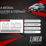 FUNDA DUSTER/STEPWAY 2020/24, 2 BUT, AT ENT Y RT 1/3-2/3