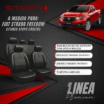 FUNDA FIAT STRADA FREEDOM 2024/25 2 BUT, AT ENT Y RT ENT