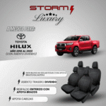 FUNDA LUXURY HILUX 2016+ BASE D/C 2 BUT AT 1/3 2/3 RESPALTO ENTERO