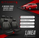 FUNDA YARIS 23 2 BUT AP BRAZO+GUANTERA - ASI+RESP ENT