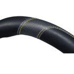 CUBREVOLANTE TUNNIG M CUERO NEGRO CON DETALLE GRIS (37-39 CM) - Imagen 2