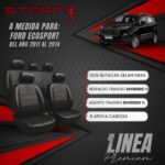 FUNDA ECOSPORT 2011/14, 2 BUT, AT 1/3-2/3 Y RT 1/3-2/3