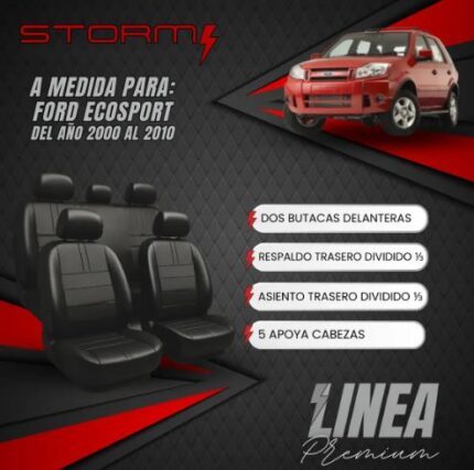 FUNDA ECOSPORT 2000/10, 2 BUT, AT 1/3-2/3 Y RT 1/3-2/3