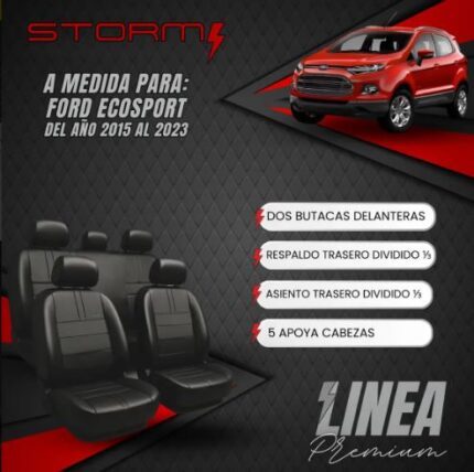 FUNDA ECOSPORT 2015/23, 2 BUT, AT 1/3-2/3 Y RT 1/3