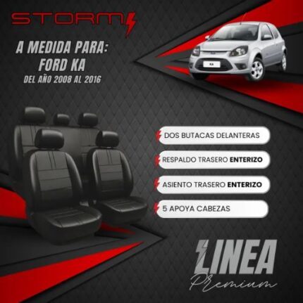 FUNDA FORD KA 2008/16, 2 BUT, AT ENT RT ENT