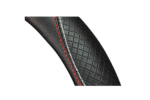 CUBREVOLANTE TUNING M NEGRO COSTURA BLANCA/ROJA (37-39CM) - Imagen 3