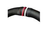 CUBREVOLANTE TUNING M NEGRO COSTURA BLANCA/ROJA (37-39CM) - Imagen 2
