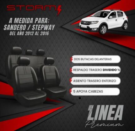 FUNDA DUSTER & STEPWAY 2012/20 2 BUT RESPALDO 1/3 2/3