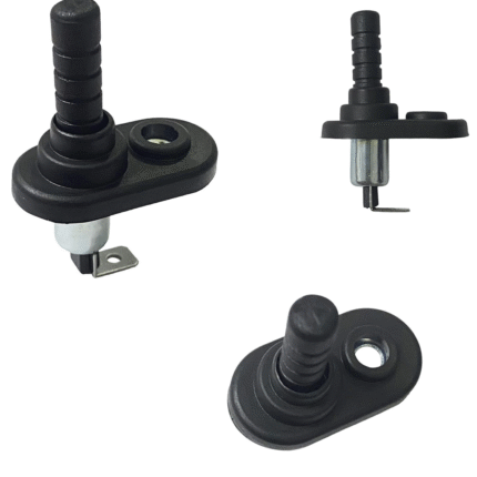 PULSADOR DE PUERTA UNIVERSAL SEGMENTADO METALICO CON GOMA