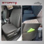 Fundas Asientos Toyota Cabina Simple 2 Butacas Luxury - Imagen 2